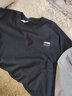 JEEP SPIRIT【两件装】吉普长袖t恤男宽松春秋上衣服打底衫学生纯棉圆领体恤 黑色+2301深灰色 XL （建议125-135斤） 实拍图