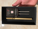 文正签字笔水笔土豪金玫瑰金合金铝笔杆送礼品男士女士男生女生可定制logo激光刻字笔小清新学生用笔 金色-礼盒 实拍图