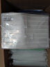 得力(deli)20只A4条纹透明文件袋 按扣资料袋 塑料防水档案袋 文件收纳 27028 实拍图