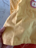 舒贝怡婴儿衣服儿童短袖套装夏季男女宝宝纯棉短裤两件套外出服姜黄110 实拍图