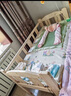 皓冰儿童拼接床婴儿床实木加宽男孩女孩延边带护栏小孩单人床 【套餐必选】三面护栏+床垫+床围 200*50*40实木床（可定尺寸） 实拍图