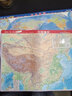 新版中国地图·中国地形图+世界地图·世界地形图 中学小学生地理学习 课桌专用 加厚环保塑料材质（桌面阅读 鼠标垫 桌垫三合一）41*28厘米 实拍图