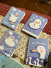四季年华魔术贴扣口袋本便携卡通线圈手账小本子小学生便携随身记作业记事螺旋线圈本班级课堂奖励奖品礼物 四本-萌萌加油鸭 无规格 实拍图