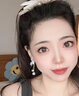 GCKK树叶珍珠耳环女新款甜美仙气耳坠小众百搭高级感耳饰生日礼物 树叶珍珠耳环蓝色耳针 实拍图