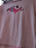 雪仙丽【商场同款】雪仙丽纯棉睡衣女夏季短袖套头可外穿家居服两件套装 粉色 L 实拍图