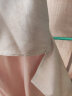 欧莎（OSA）知性优雅粉色西装裙女夏季23年新款收腰短袖衬衫连衣裙 灰粉色 M 晒单实拍图