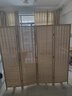 帝兰慕屏风隔断遮挡中式实木客厅卧室宾馆酒店折屏现代简约玄关座屏竹帘 原木色 一扇1.5米高*0.4米宽一扇价格 实拍图