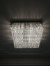 思洛迪《包安装》水晶灯吸顶客厅灯长方形水晶灯创意大厅灯LED餐厅灯 《包安装 》长80 宽80  三色调光 晒单实拍图