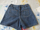 森马牛仔裤女简约时尚A字裤ins潮夏季凉感短裤休闲风109324122005 实拍图