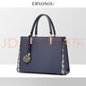 尔羊奴（ERYONOU）牛皮真皮女包包女款2025年新款手提斜挎包生日礼物送妈妈包结婚包 蓝色 实拍图
