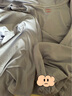 BRELRMON凉感防晒衣女男夏季原纱防晒服冰丝皮肤衣可拆卸透气防紫外线外套 HS1212莫兰迪紫-女（不可拆） L 实拍图