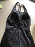 迪卡侬（DECATHLON）泳衣女温泉显瘦遮肚温泉连体小黑裙游泳衣泳装NABWW 暗夜精灵小黑裙(三角内衬) S /90-100斤/偏小一码 实拍图