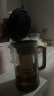 紫丁香茶壶耐热玻璃泡茶壶防撞底加厚加长不锈钢过滤网茶水分离壶大容量 实拍图