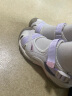 悍途（HUMTTO）户外夏季溯溪鞋男女款海边度假包头沙滩凉鞋户外涉水徒步鞋 象牙白-浅紫 38 实拍图