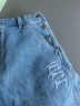 TOMMY HILFIGER女装潮流时髦签名字体刺绣LOGO高腰牛仔背带裤DW0DW12381 牛仔蓝1AB S 晒单实拍图