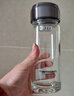汤臣派玻璃杯单层加厚小号容量迷你水杯 太空灰300ML 实拍图