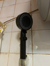 泊恩尼（BOONEN） 花洒喷头淋浴超强增压沐浴淋头家用浴室浴霸加压莲蓬头洗澡套装 质感黑花洒头 实拍图