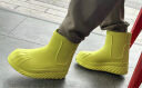 adidas ADIFOM SUPERSTAR厚底增高贝壳头运动靴女阿迪达斯三叶草 黄绿色 38 晒单实拍图