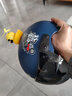 淮夏儿童头盔3C安全帽男孩女孩3-16岁可爱宝宝小孩学生电动车头盔四季 粉色兔子2-7岁-+小黄鸭 均码 实拍图