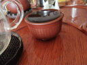 指间陶艺 宜兴紫砂杯主人杯 纯全手工品茗杯名家吴建立刻绘心经泡茶杯单杯 心经杯  吴建立作品 实拍图