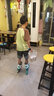 特步（xtep）轮滑鞋儿童溜冰鞋男女童初学套装中小学滑轮滑冰旱冰鞋成人直排轮 罗马绿闪轮【头盔护具背包套装】 M （适合6-12岁）鞋码32-36 实拍图