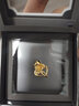 周大福 康乃馨黄金吊坠花卉送老婆(工费120)约3.35g EOF42 实拍图