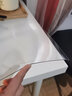 圣航天谕软玻璃PVC桌布防水防油无味免洗桌垫透明餐桌垫茶几台布厚水晶板 食品级透明1.6mm 60*120cm 实拍图