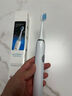 希尔顿电动牙刷静音成人声波牙刷清洁美白软毛防水家庭装老人学生男女家用款 【电镀款E810】白色自带1个刷头 实拍图
