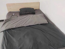 雅鹿 床单三件套宿舍 床上用品学生单人床简约冬季寝室双人上下铺被套 深灰+浅灰【亲肤可裸睡】 宿舍床三件套(被套150x200cm) 实拍图