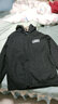 风尚锦绣连帽棉衣男春秋冬季羊羔绒宽松大码棉服男士加绒加厚棉袄纯棉外套 黑色 2XL 建议160-175 实拍图