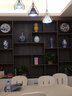 梓琦景德镇陶瓷器中式花瓶摆件酒柜玄关家居装饰品工艺品博古架摆设品 山川秀色37高+木底座 实拍图