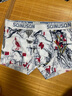 狮奇诺冰丝内裤男夏季无痕男士内裤性感平角裤男生薄款四角短裤青年底裤 黑底象+幻影黑+白花+白蜻蜓 4条 XXL【120-145斤】 实拍图