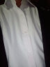 南极人长袖衬衫男士装免烫抗皱商务休闲白衬衣色上衣服 白色（长） L 实拍图