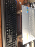 双飞燕有线键盘防水USB台式机笔记本电脑外接办公游戏家用键盘轻音按键矮键帽经典款KR-85 双飞燕FK10 遂空灰 有线键盘 实拍图