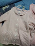 富朵 韩版睡衣女春秋长袖加厚夹棉空气层秋冬季保暖甜美家居服套装 粉色纯色LZ1522 M 实拍图