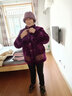 安贞雪中老年女装妈妈装冬装棉服冬季老年人女士喜庆老奶奶装棉衣LY367 紫色套装 3XL 建议110-130斤 实拍图