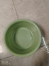 爱丽思（IRIS）儿童洗脸盆洗澡盆婴儿洗脚洗屁股盆家用彩色盆加厚耐用洗衣盆水舀 单个装【绿色】 实拍图