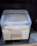 乐扣乐扣LOCK&LOCK米桶 塑料储物米箱12升装（可容纳10kg大米）带滑轮赠送量杯 HPL510 实拍图