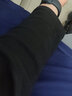真维斯（JEANSWEST）T恤长袖2025秋冬上衣内搭保暖秋衣加厚打底衫男长袖体恤内搭衣服 【半高领纯色】黑色 L(推荐110-130斤) 实拍图