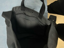 回力单肩包男休闲大容量帆布斜挎包上课通勤手提包ins简约百搭背包女 黑色【可放16英寸电脑】 实拍图