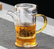 玉兰香加厚玻璃茶具泡茶壶红茶绿茶泡茶器家用办公室功夫茶具小号250ML 黄色把单壶250ML 实拍图