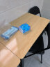 京楷 电脑桌台式家用学习桌笔记本钢木桌写字书桌现代简易简约长条桌子 原木纹黑架单桌(80*50*73cm) 实拍图