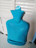 青烟墨香【热水袋】加厚橡胶热水袋 中大大号平斜纹注水暖水袋 (促销)双面斜纹大号1.7L蓝色 实拍图