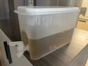有质 冷水桶带龙头3.5L 冰箱凉水壶 耐高温大容量塑料冷水桶密封家用耐热开水壶饮料果汁壶 塑料柠檬果汁桶 实拍图