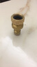 朗祺 水管快速接头 奶嘴 通水接驳头 水管分流接头园林工具配件 4/6分铜制多功能水龙头接头CU128 实拍图