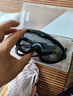 捷虎成人泳镜近视高清防水防雾游泳眼镜泳帽套装男女士潜水镜游泳装备 8233透明黑+硅胶帽【0-800可选】 实拍图