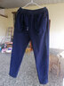 JEEP SPIRIT吉普运动裤男春秋季休闲裤纯色中青年宽松长裤 蓝色直筒 2XL 实拍图