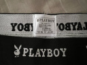 花花公子（PLAYBOY）男士内裤男纯棉10A抑菌四角短裤头裤衩宽松男式运动大码棉平角裤 【高支新疆棉+10A桑蚕丝抑菌】 浅灰+品蓝+铁灰 3条 3XL （推荐160-180斤） 实拍图
