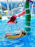 INTEX儿童游泳圈大号男女浮排浮板打水板小孩游泳冲浪踏板 骑士浮排黄色【脚泵】 实拍图