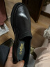 金利来（goldlion）男鞋男士休闲鞋时尚商务舒适套脚休闲皮鞋G506310110AAB-黑-41码 晒单实拍图